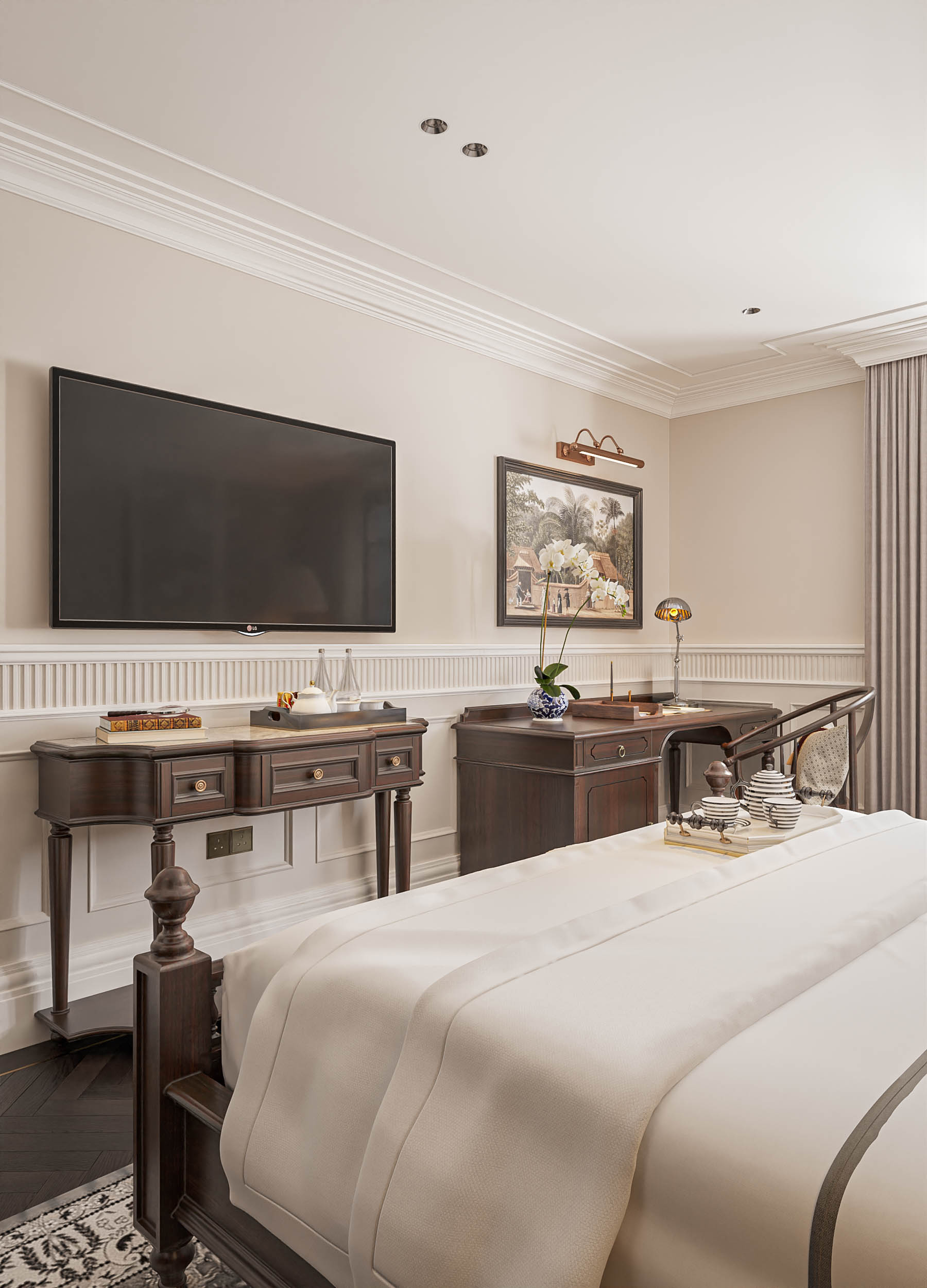 Thiết kế nội thất khách sạn 4 sao là quá trình quy hoạch, bố trí và trang trí không gian bên trong công trình lưu trú