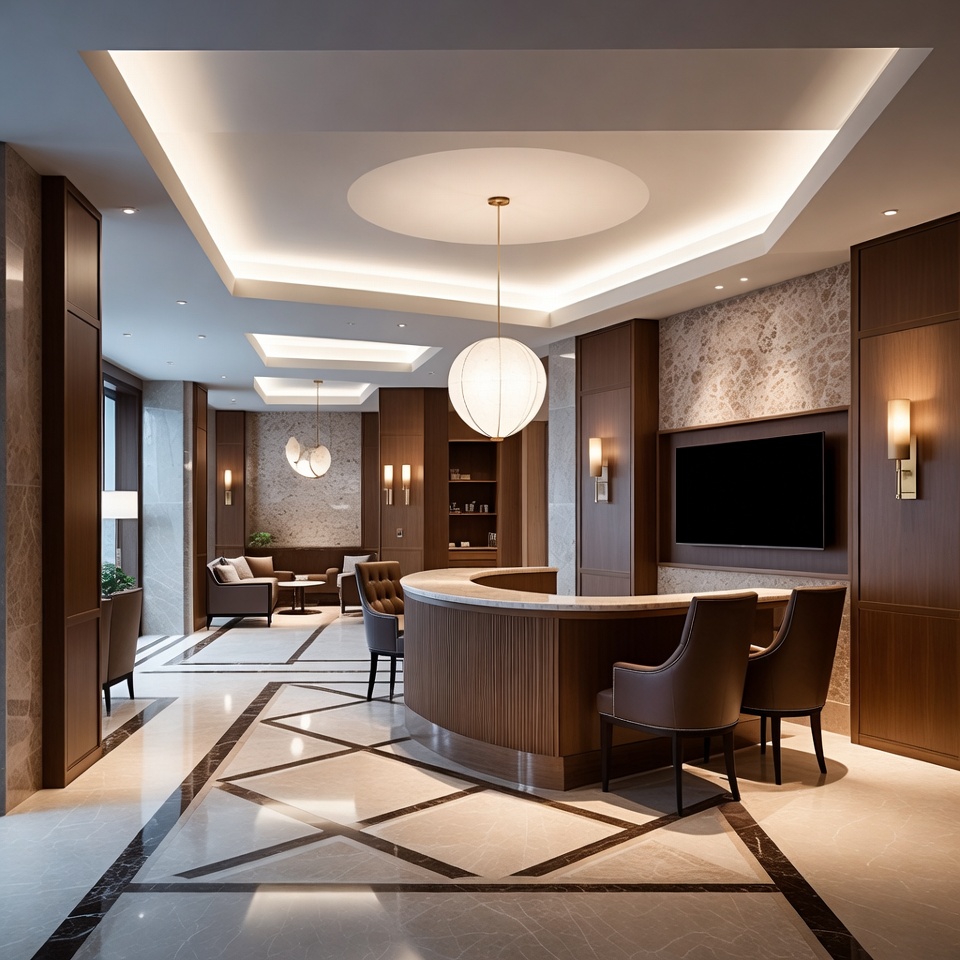 Mẫu thiết kế khách sạn 4 sao phong cách Hiện đại (Modern)