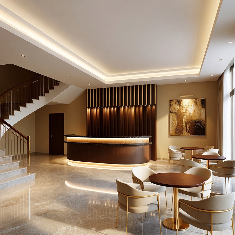 Mẫu nội thất phong cách Modern Luxury (Hiện đại sang trọng) số 2