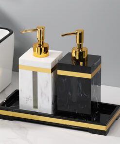 Bình đựng dầu gội sữa tắm khách sạn chất liệu Resin là gì? Có bền không? Có nên sử dụng?