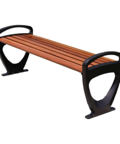 Ghế công viên nhôm đúc không tựa nan nhựa - PTGGN