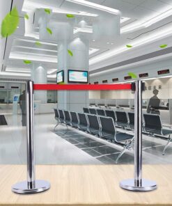CỘT CHẮN INOX DÂY KÉO TRẮNG DÂY 2M - INIC14