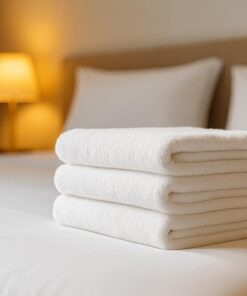 Quy trình kiểm tra chất lượng (KCS) khăn tắm khách sạn: cách phát hiện lỗi dệt và tạp chất sợi pha Poly